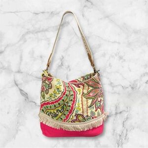 Spartina 449 Paisley Fringe Shoulder Bag